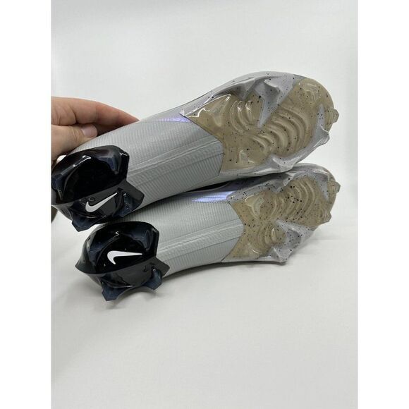 Nike Vapor Edge Pro 360 2 Smoke Grey Black Cleats DA5456-002 Men's Size 14 - Picture 6 of 6